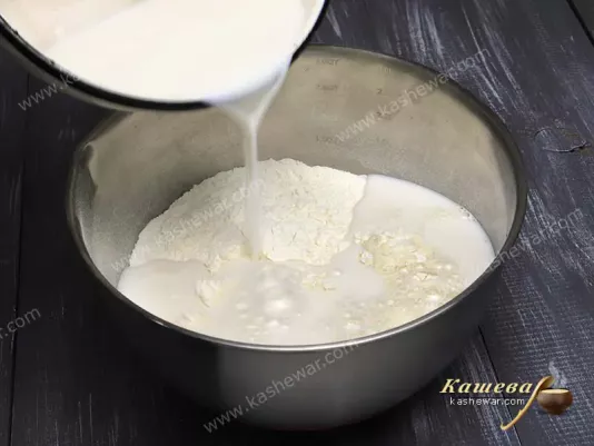 English pancake dough