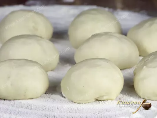 Кульки із тіста для пирогів