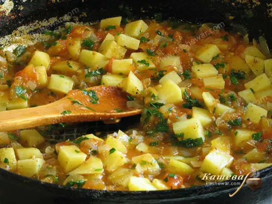 Vegetarian chakhokhbili