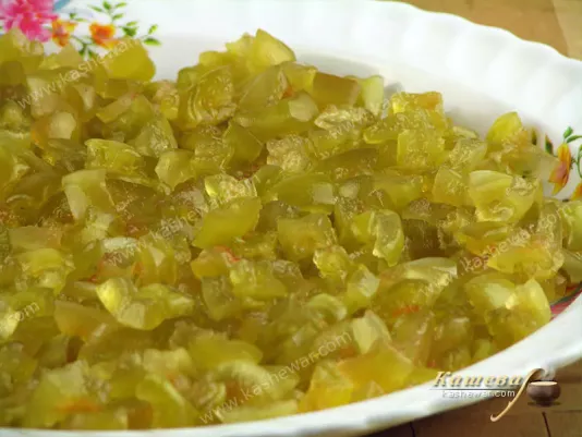 Сушка цукатов из арбузных корок