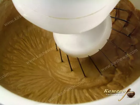 Coffee mousse for dessert