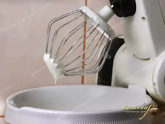 Whipped egg whites