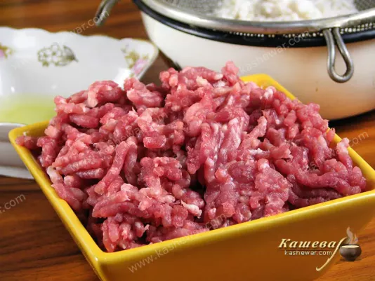 Minced meat for dim sum