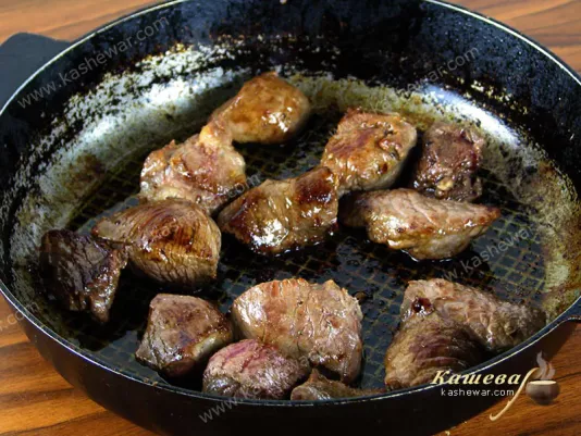 Fried beef