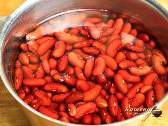 Beans in water