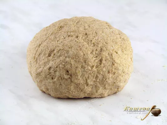 Ready-made whole wheat flour dough