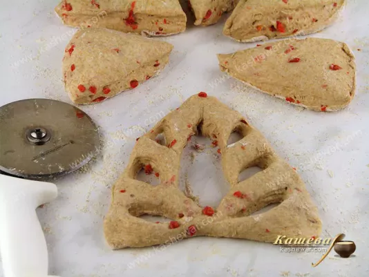 Fougasse baking