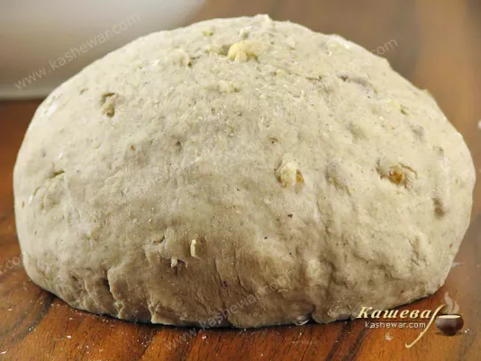 Forming a ball of bread dough