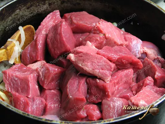Порезанная говядина