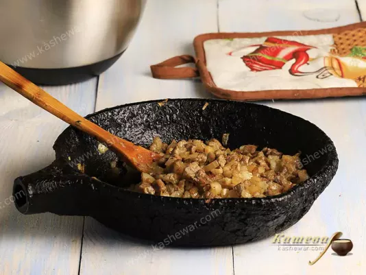 Fried bacon