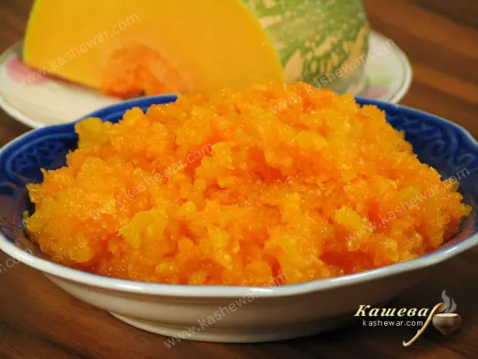 Shredding pumpkin for cupcakes