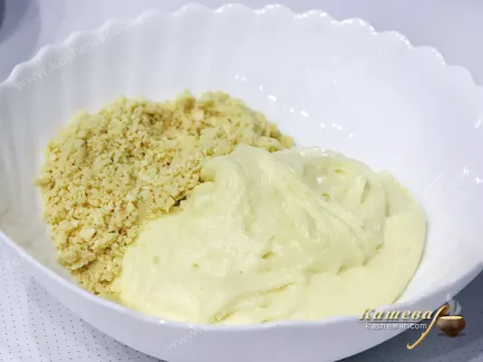 Тесто для кекса с орехами