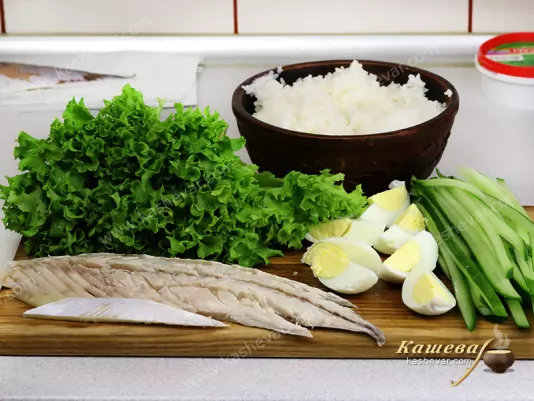 Подготовка продуктов для кимбапа