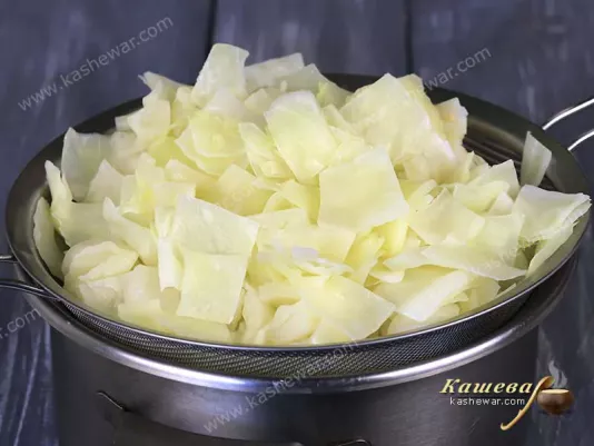 Вареная капуста