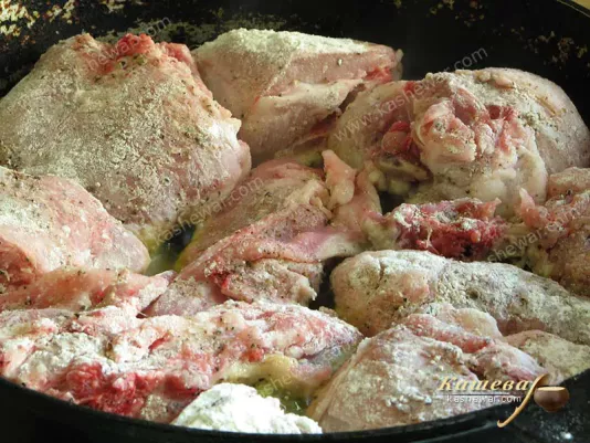 Fried rabbit