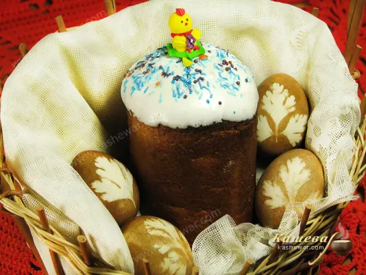 Decorated pasca