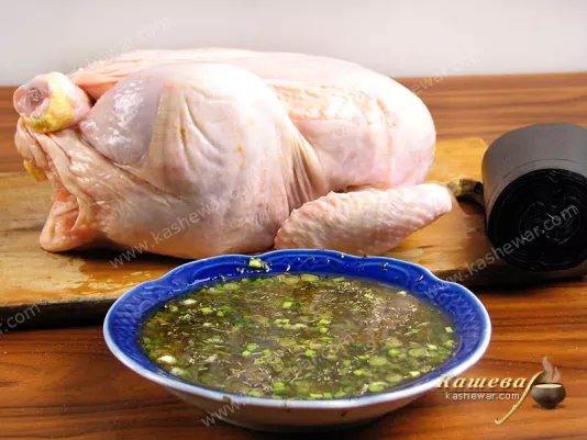 Spicy chicken marinade