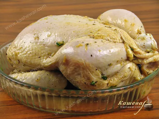 Marinated chicken