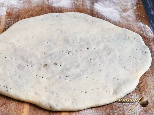 Flatbread with meat