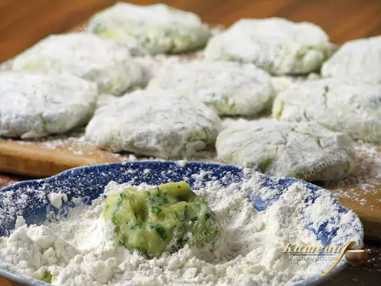 Potato tortillas in flour