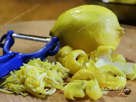 Cutting the zest
