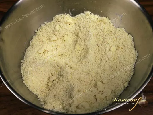 A mixture of flour and butter