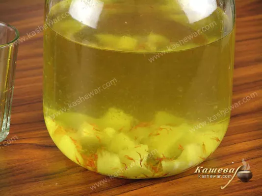 Saffron with lemon