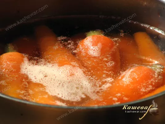 Бланшировка моркови