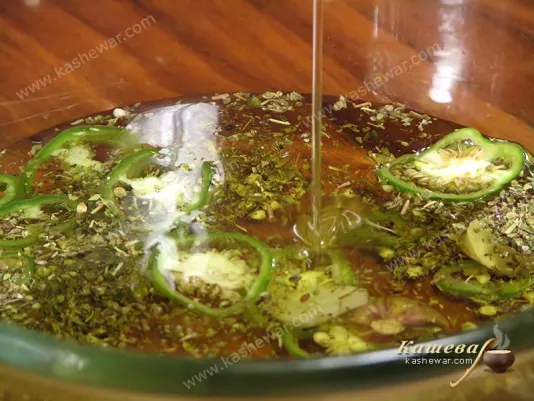 Mixing dish ingredients