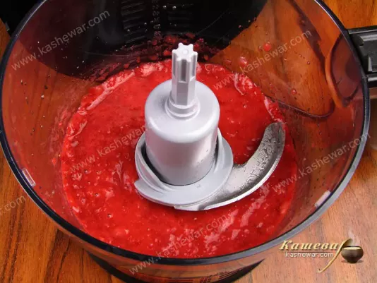 Chopped strawberry