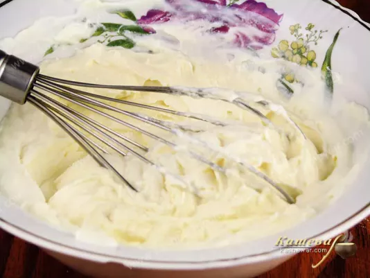 Dessert mousse cooking