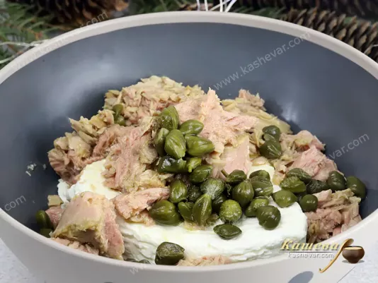 Ricotta and tuna