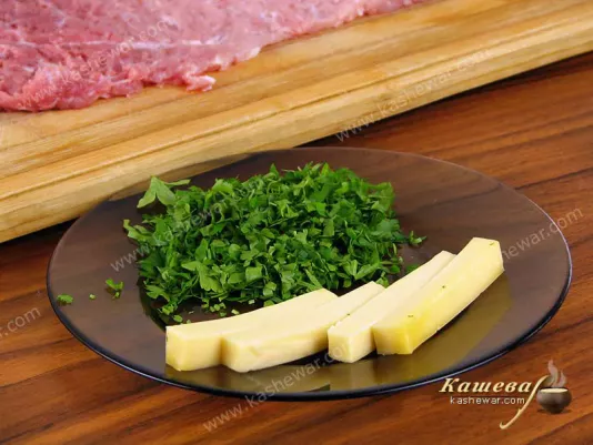 Meat roll filling