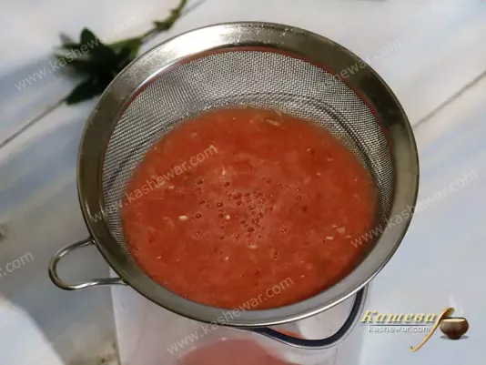 Проціджування кавуна