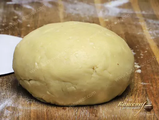 Shortcrust pastry for cookies