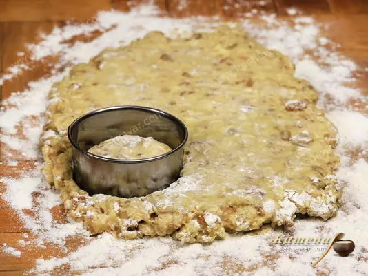 Forming the scones