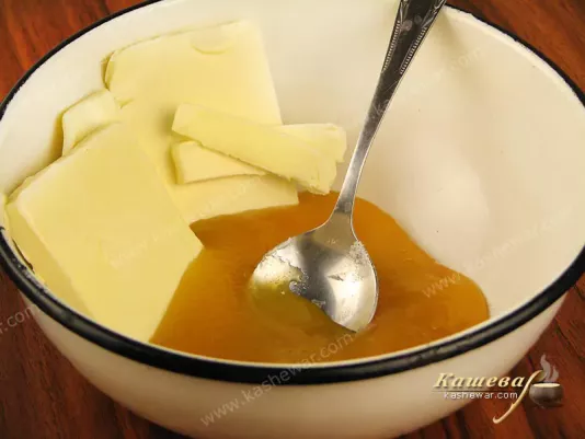 Honey with butter
