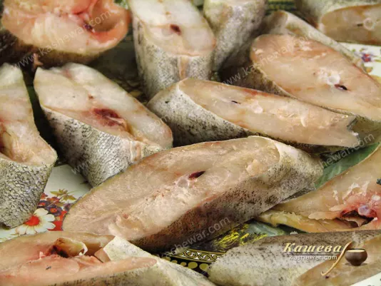 Chopped fish