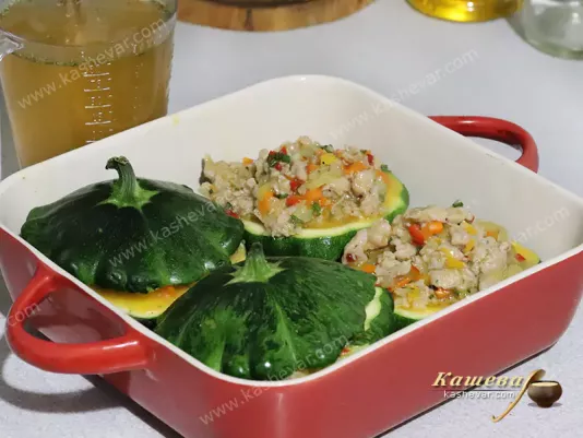 Патиссоны, фаршированные