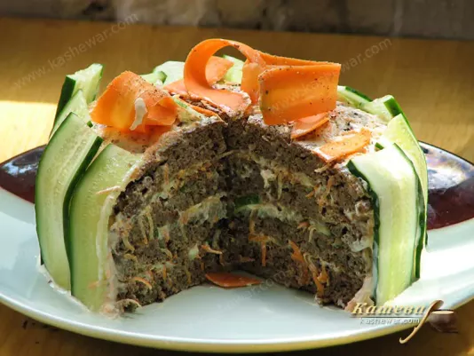 Chilled liver cake