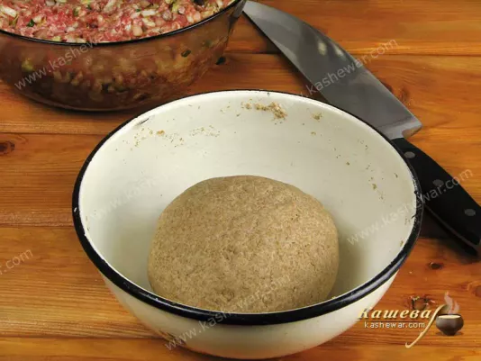 Wholemeal dough