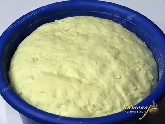 Тесто для лепешки с мясом