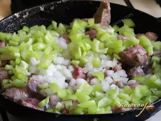 Meat with vegetables