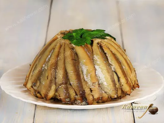 Pilaf with anchovy