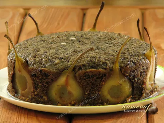Пирог с грушами