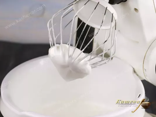 Egg whites with sugar