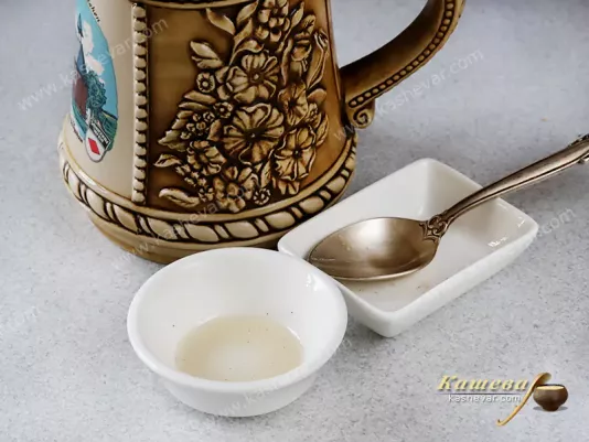 Проба желе на застывание
