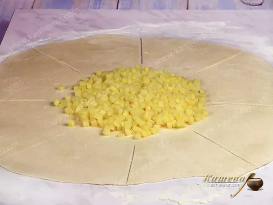 Картофель на тесте