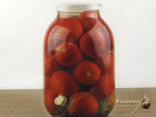Cold salted tomatoes