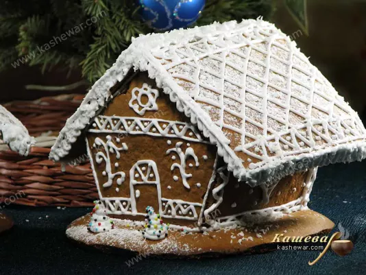 Gingerbread house assembly